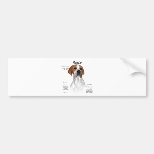 Ontwerp met tekengeschiedenis bumpersticker (Voorkant)