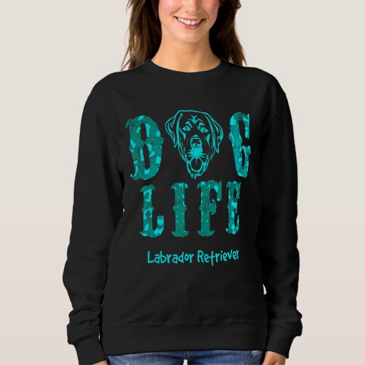 Ontwerp met Turqouise Labrador Retriever Lab Trui (Voorkant)