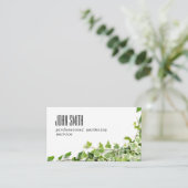 Ontwerp met vieze draden visitekaartje (Staand voorkant)