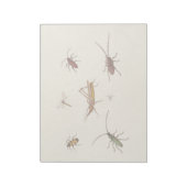  ontwerp met zeven verschillende insecten notitieblok (Linkerzijde)