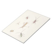  ontwerp met zeven verschillende insecten notitieblok (Schuin)