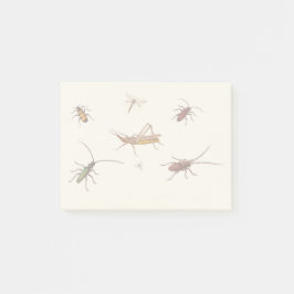  ontwerp met zeven verschillende insecten post-it® notes