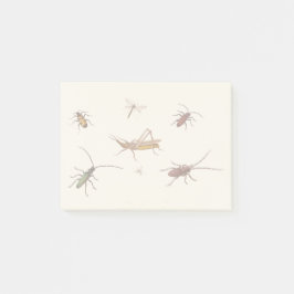  ontwerp met zeven verschillende insecten post-it® notes