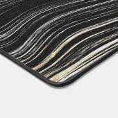 Ontwerp met zwart en goudgrijs bureaumat (Hoek)