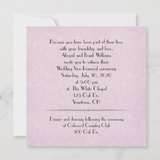 ontwerp met zwart en zilver op roze blauwe streep kaart (Achterkant)