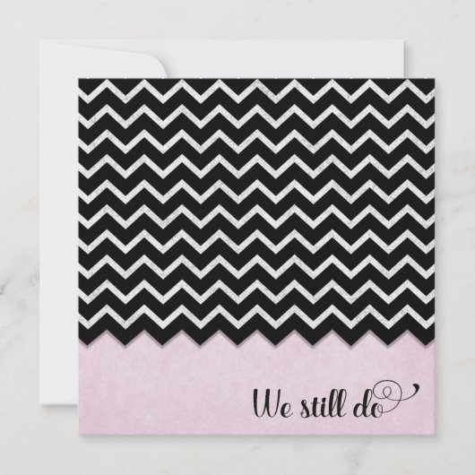 ontwerp met zwart en zilver op roze blauwe streep kaart (Voorkant)