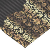 Ontwerp met zwarte en metalen Gold-duister Korte Tafelloper (Hoek)