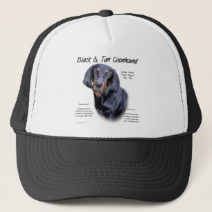 Ontwerp met zwarte en zwarte achtergrond trucker pet