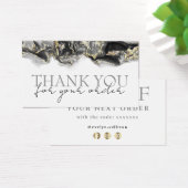 ontwerp met zwarte marmering dankzij de kortingska visitekaartje (Bureau)