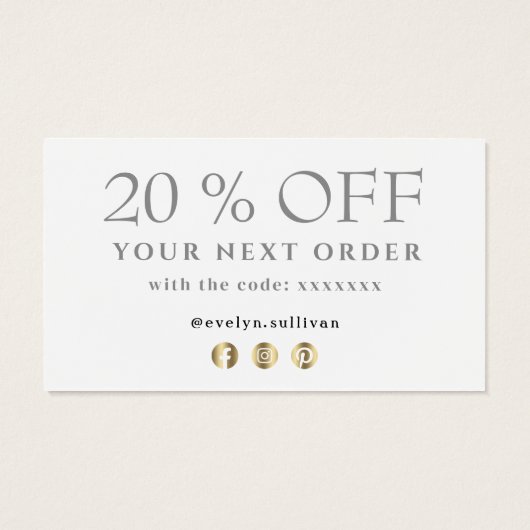 ontwerp met zwarte marmering dankzij de kortingska visitekaartje (Achterkant)