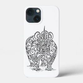 Ontwerp met zwarte rhino Case-Mate iPhone case