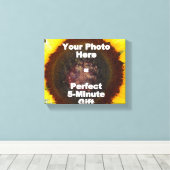 Ontwerp mijn eigen gepersonaliseerde foto canvas C Afdruk (Insitu (Houten vloer))
