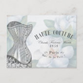 ontwerp Mode Haute Couture Briefkaart (Voorkant)