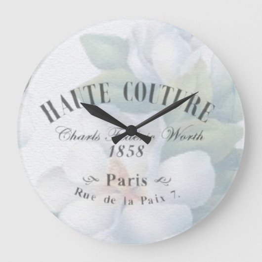 ontwerp Mode Haute Couture Grote Klok (Voorkant)