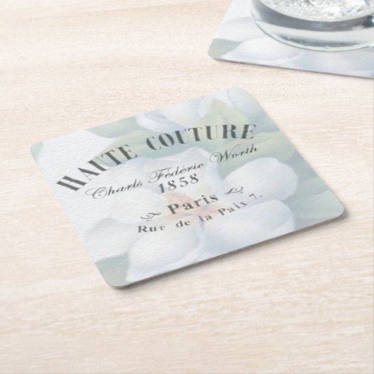 ontwerp Mode Haute Couture Kartonnen Onderzetters (Schuin)
