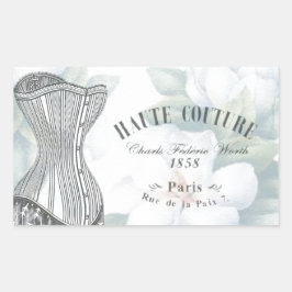  ontwerp Mode Haute Couture Rechthoekige Sticker