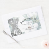 ontwerp Mode Haute Couture Rechthoekige Sticker (Envelop)
