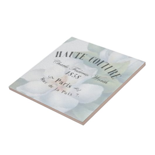  ontwerp Mode Haute Couture Tegeltje (Zijkant)