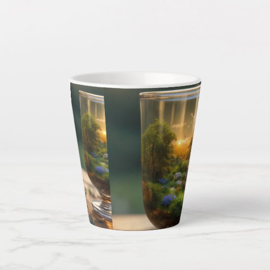 Ontwerp mok: latte mok (Voorkant)