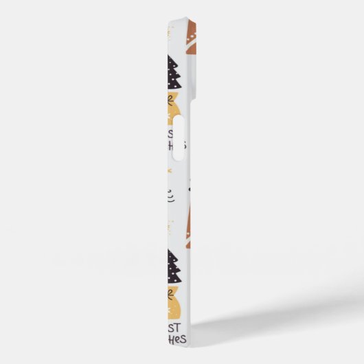 ontwerp monogrammen initiaal pijnboomboom Case-Mate iPhone case (Achterkant / Rechts)