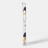  ontwerp monogrammen initiaal pijnboomboom Case-Mate iPhone case (Achterkant / Links)