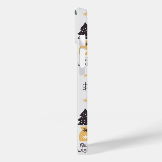 ontwerp monogrammen initiaal pijnboomboom Case-Mate iPhone case (Achterkant / Links)