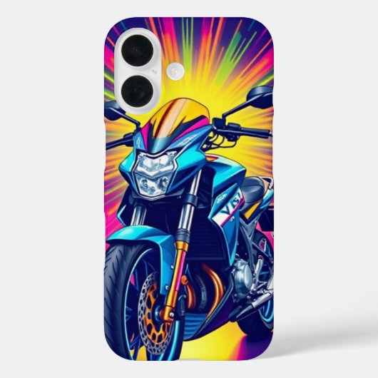 Ontwerp motorfiets – Bold Ride Mobile Case-Mate iPhone Case (Achterkant)