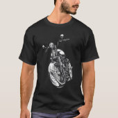 Ontwerp  motorfiets vooraan Uitzicht T-shirt (Voorkant)