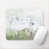 Ontwerp Muismat witte paarden (Met muis)