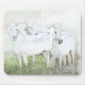 Ontwerp Muismat witte paarden (Voorkant)