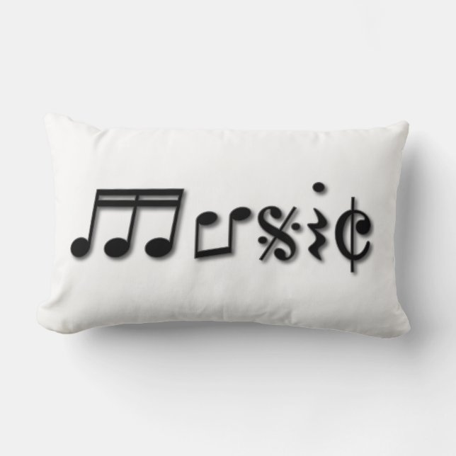 Ontwerp muziektekst kussen (Voorkant)