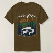 Ontwerp nationaal park Yosemite 1 T-shirt (Design voorkant)