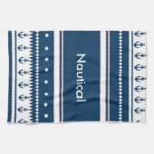 Ontwerp nautisch theedoek (Horizontaal)