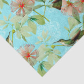 Ontwerp negen Humming Birds reeks Tissuepapier (Detail)
