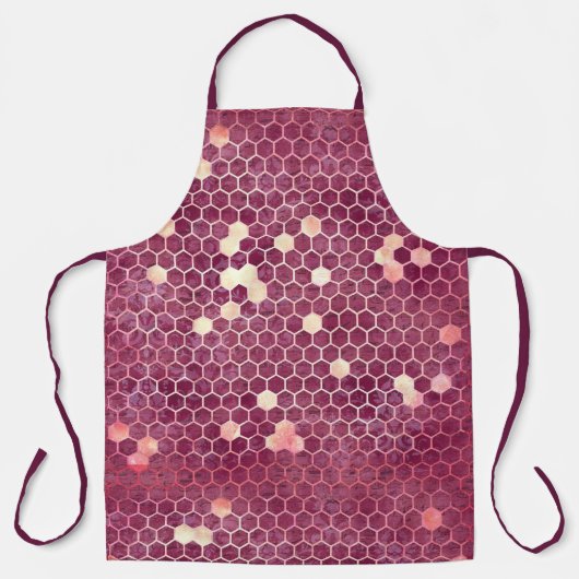 Ontwerp negen van de Bourgogne Bee-reeks Schort (Voorkant)