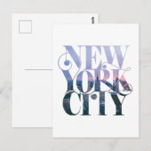 Ontwerp New York City Briefkaart (Voorkant / Achterkant)