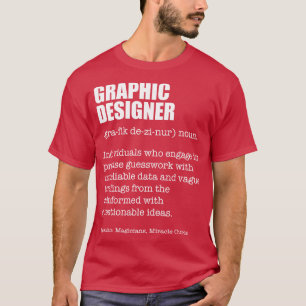 Ontwerp Ninja Graphic Designer Grappig woordenboek T-shirt