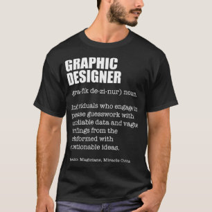 Ontwerp Ninja Graphic Designer Grappig woordenboek T-shirt