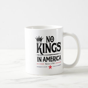  ontwerp No Kings in America sinds 1776 voor Koffiemok
