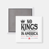  ontwerp No Kings in America sinds 1776 voor Magneet (Voorkant / Achterkant)