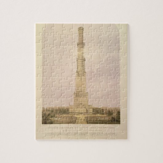 Ontwerp om het Kristalpaleis in 10 om te zetten Legpuzzel (Verticaal)