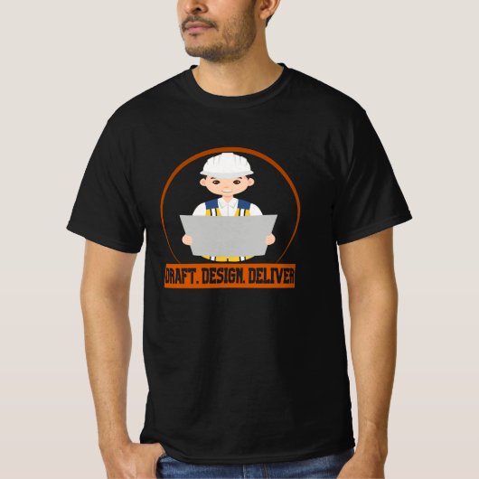 ONTWERP, ontwerp voor engineering T-shirt (Voorkant)
