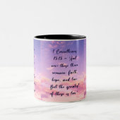 ontwerp op basis van Christelijk geloof Tweekleurige Koffiemok (Center)