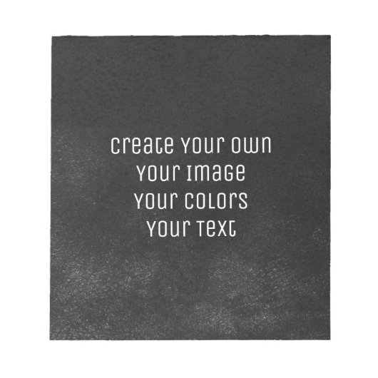 Ontwerp Op Je Eigen Manier - Maak Je Eigen Notitieblok (Voorkant)