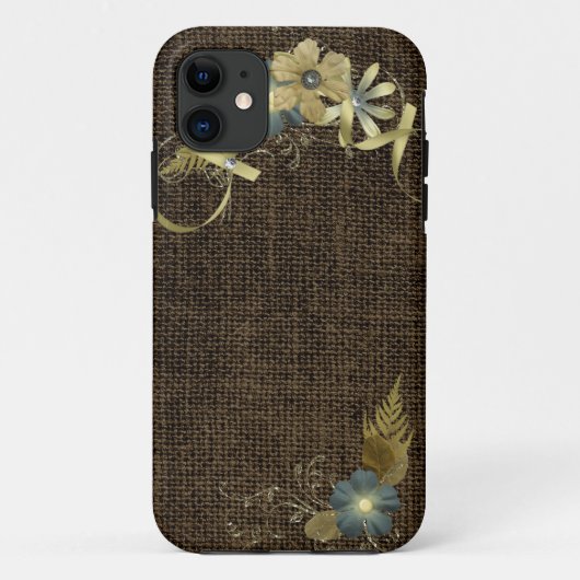 ontwerp op linnen Case-Mate iPhone case (Achterkant)