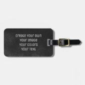 Ontwerp op uw manier - Creëer uw eigen manier Bagagelabel (Voorkant horizontaal)