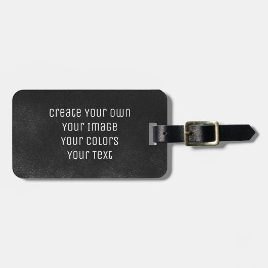 Ontwerp op uw manier - Creëer uw eigen manier Bagagelabel (Voorkant horizontaal)