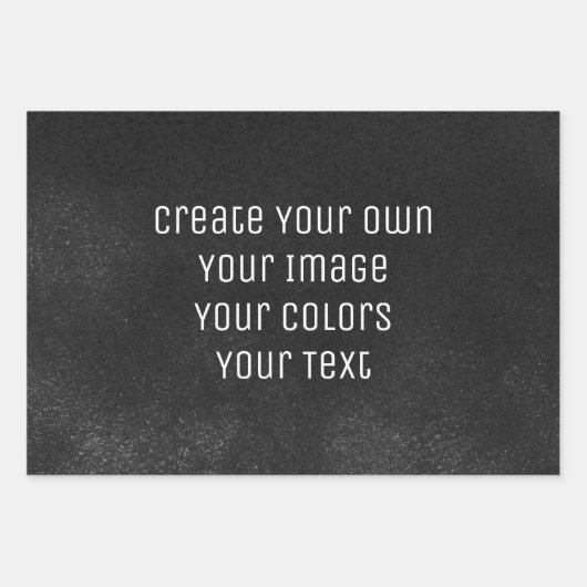 Ontwerp op uw manier - Creëer uw eigen manier Inpakpapier Vel (Voorkant)