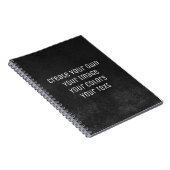 Ontwerp op uw manier - Creëer uw eigen manier Notitieboek (Rechterzijde)