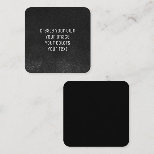 Ontwerp op uw manier - Creëer uw eigen manier Notitiekaartje (Voorkant / Achterkant)